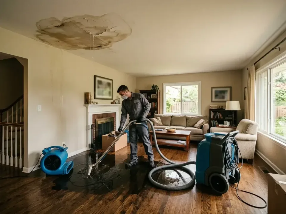 attic-pipe-burst-ceiling-drip-008 — frequently asked questions, Water Damage Restoration & Carpet Care in Hillsboro, IL